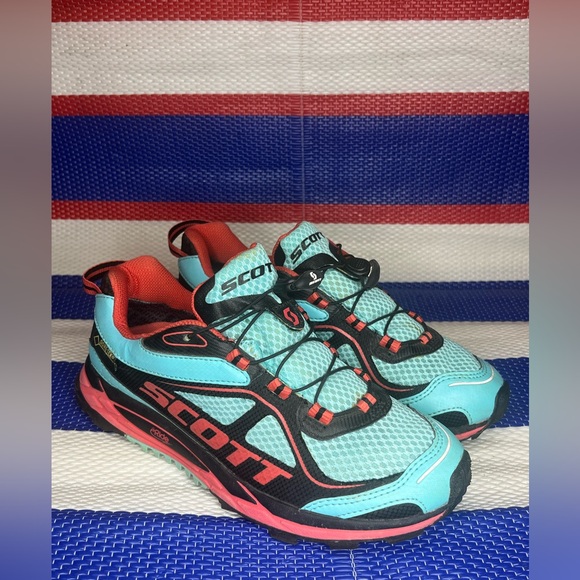 ✨🥳 Scott eRide Nakoa Trail GTX - Mount to Coast T1 Trail Running Shoes Size 7.5 - Picture 2 of 16